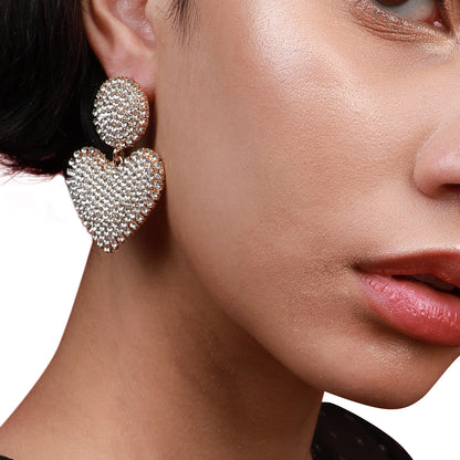 Gold-Plated Drop Earrings Earrings