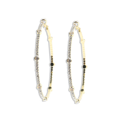 Gold-Plated Hoop Earrings Earrings
