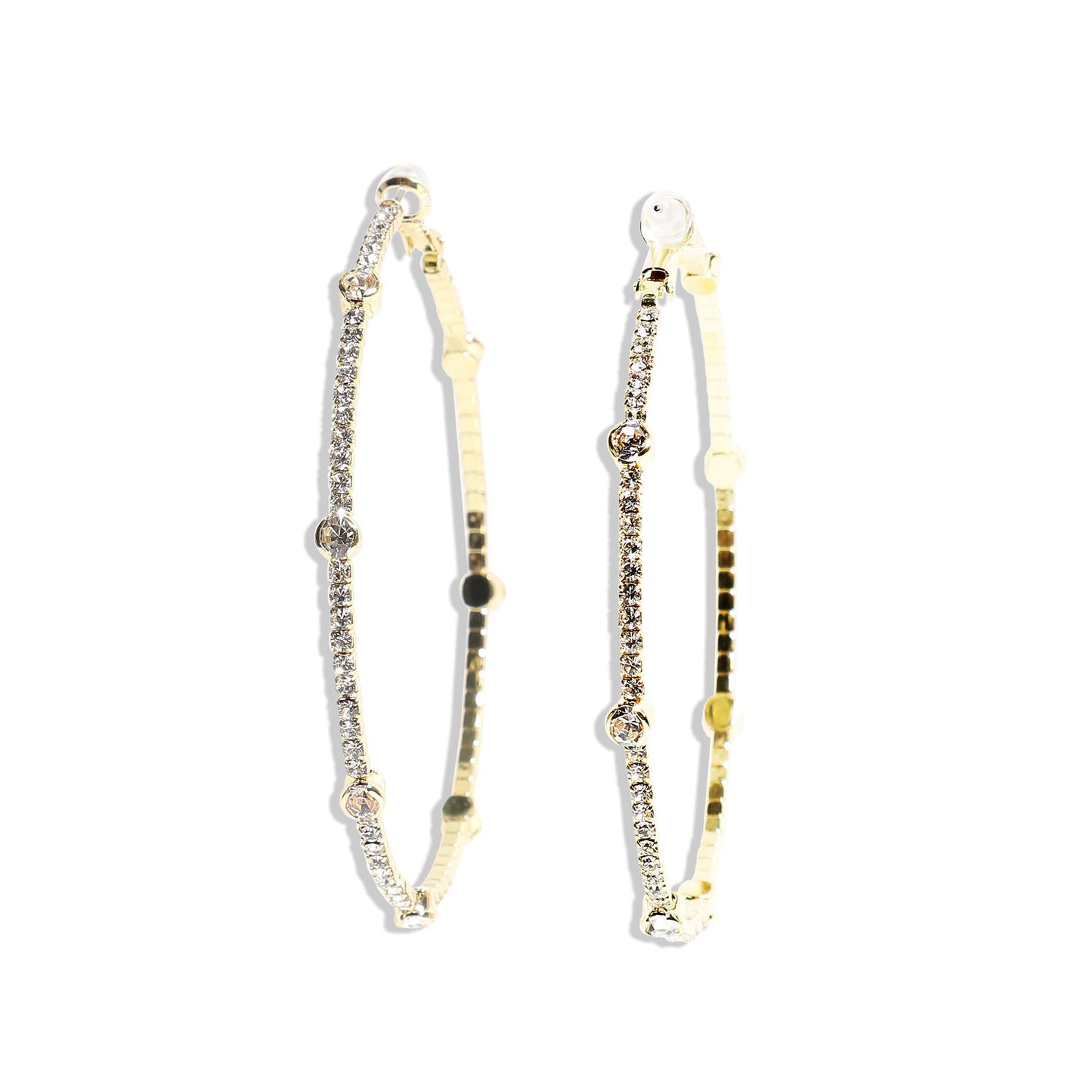 Gold-Plated Hoop Earrings Earrings