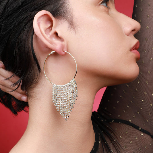 Gold-Plated Hoop Earrings Earrings