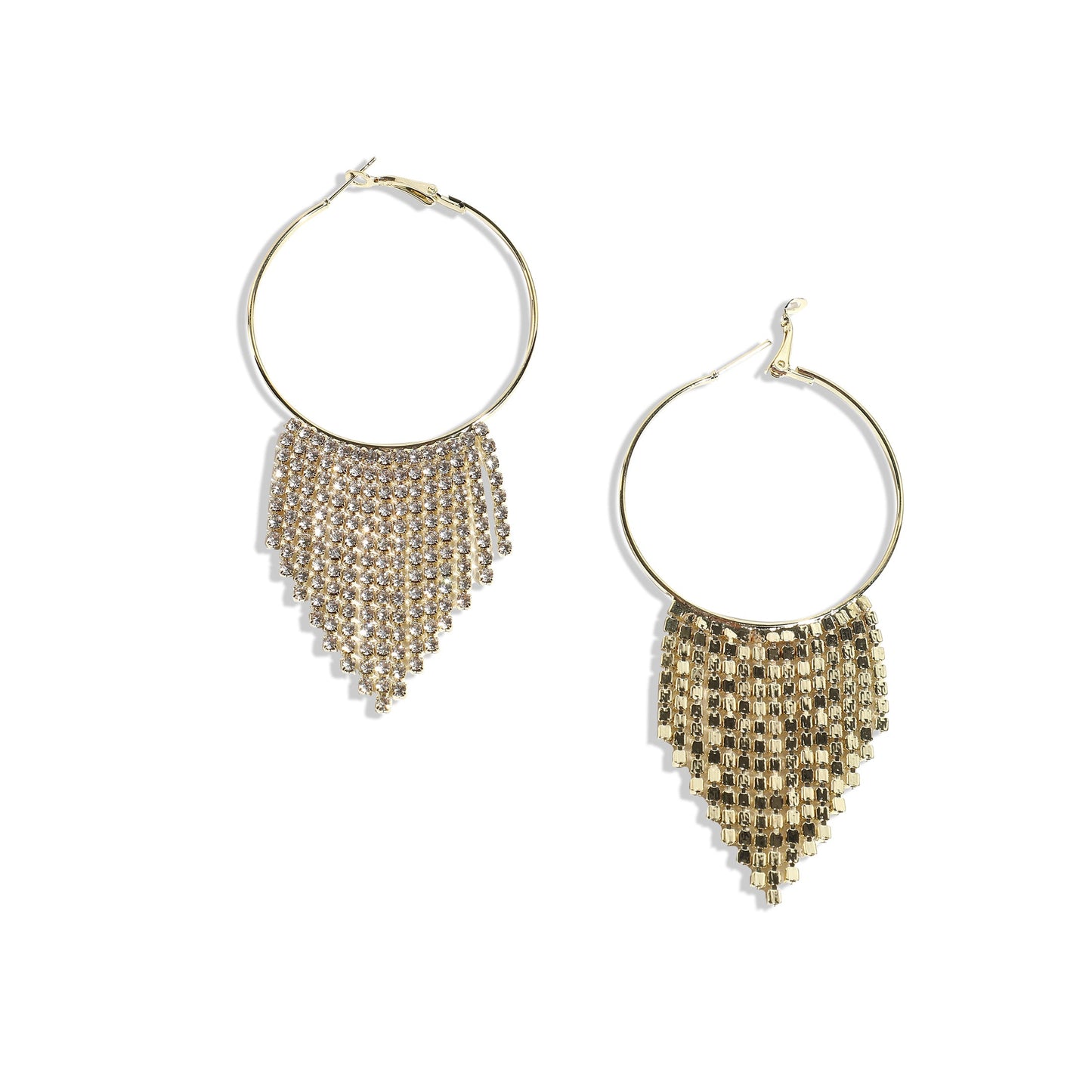Gold-Plated Hoop Earrings Earrings