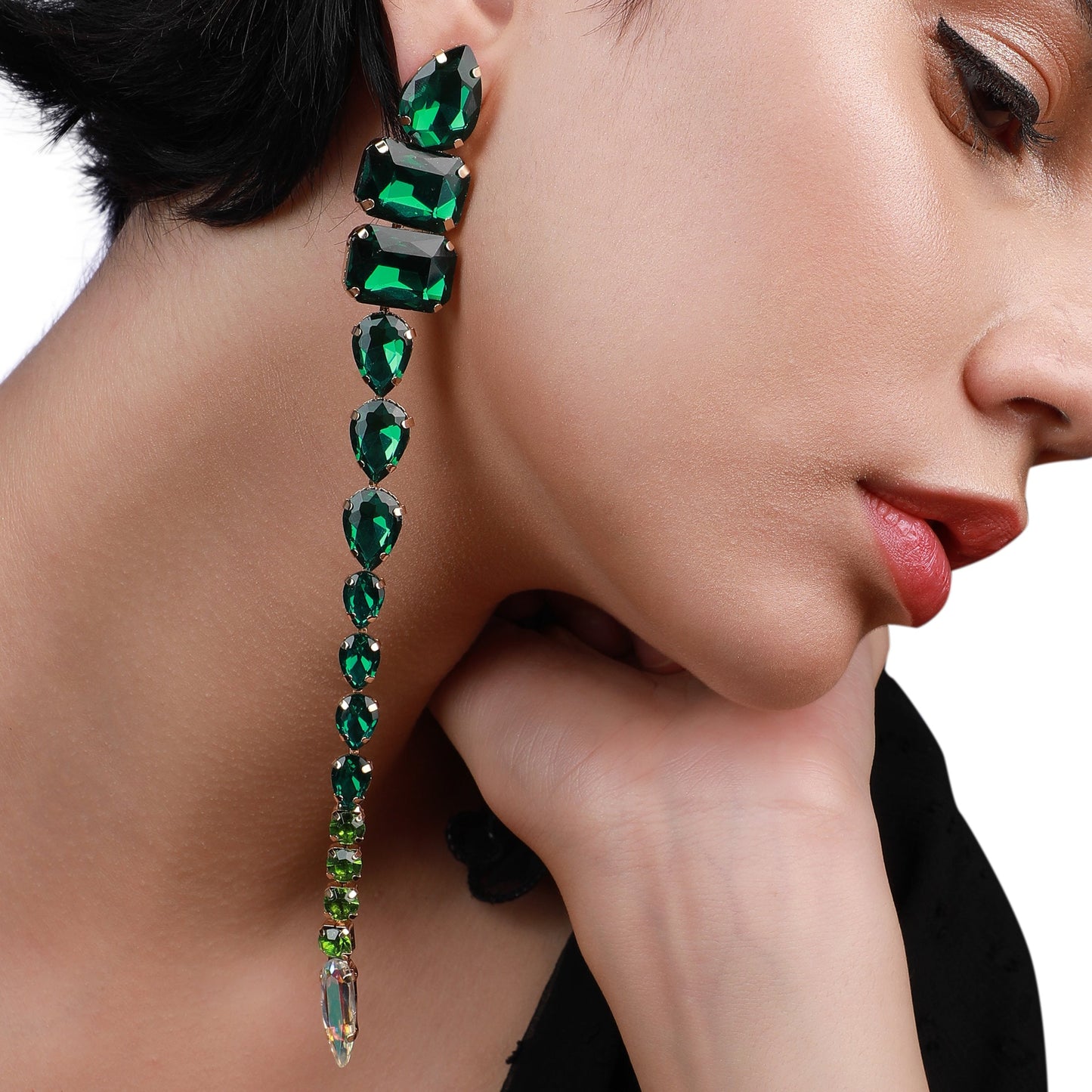 Gold-Plated Drop Earrings Earrings
