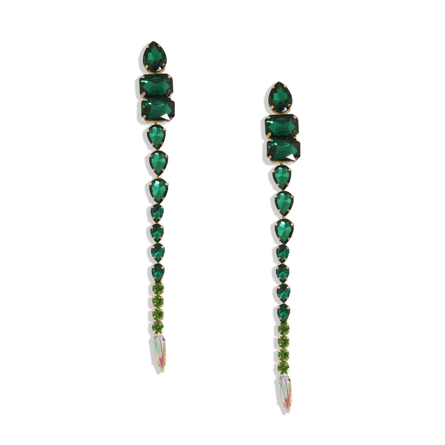 Gold-Plated Drop Earrings Earrings