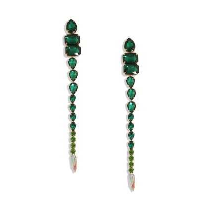 Gold-Plated Drop Earrings Earrings
