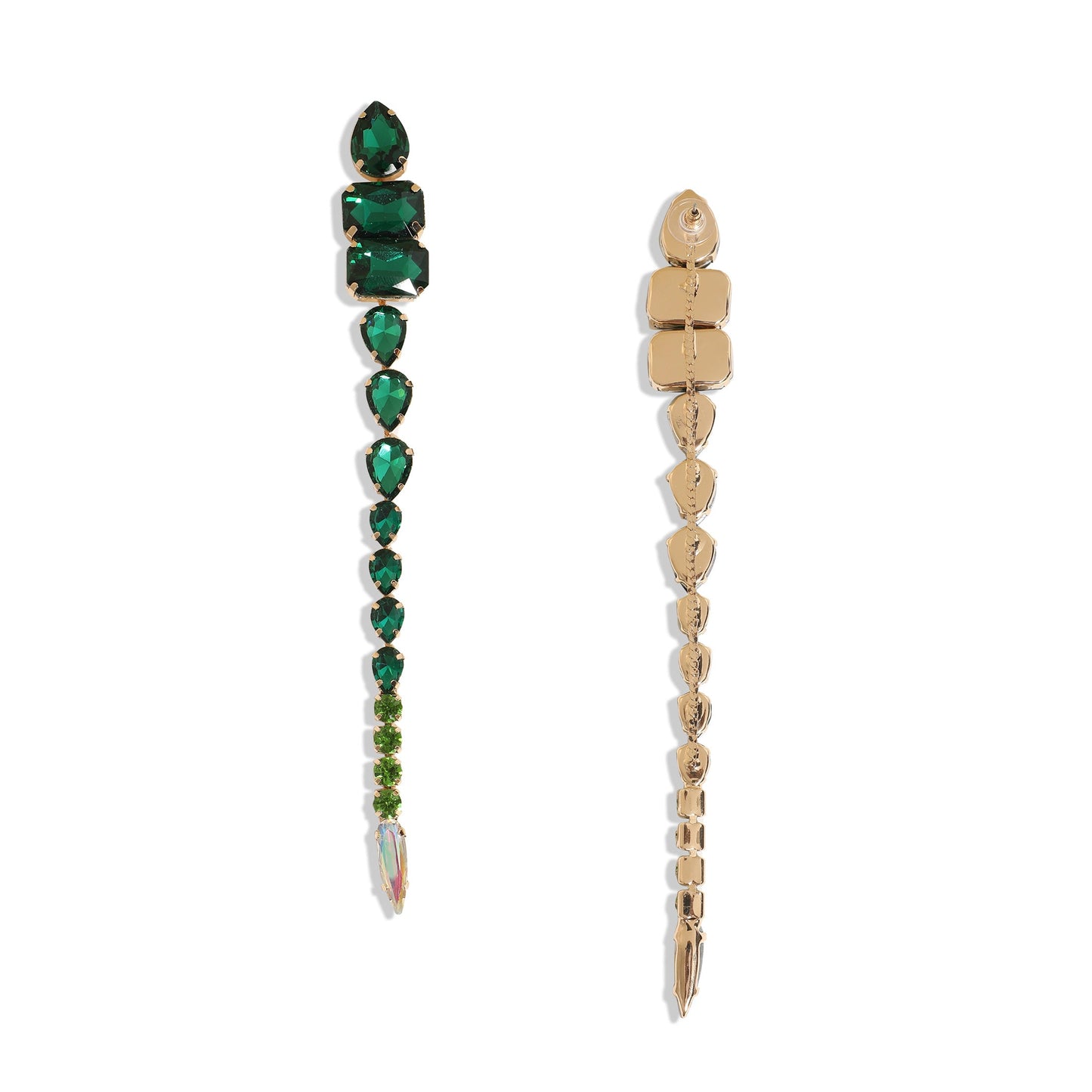 Gold-Plated Drop Earrings Earrings