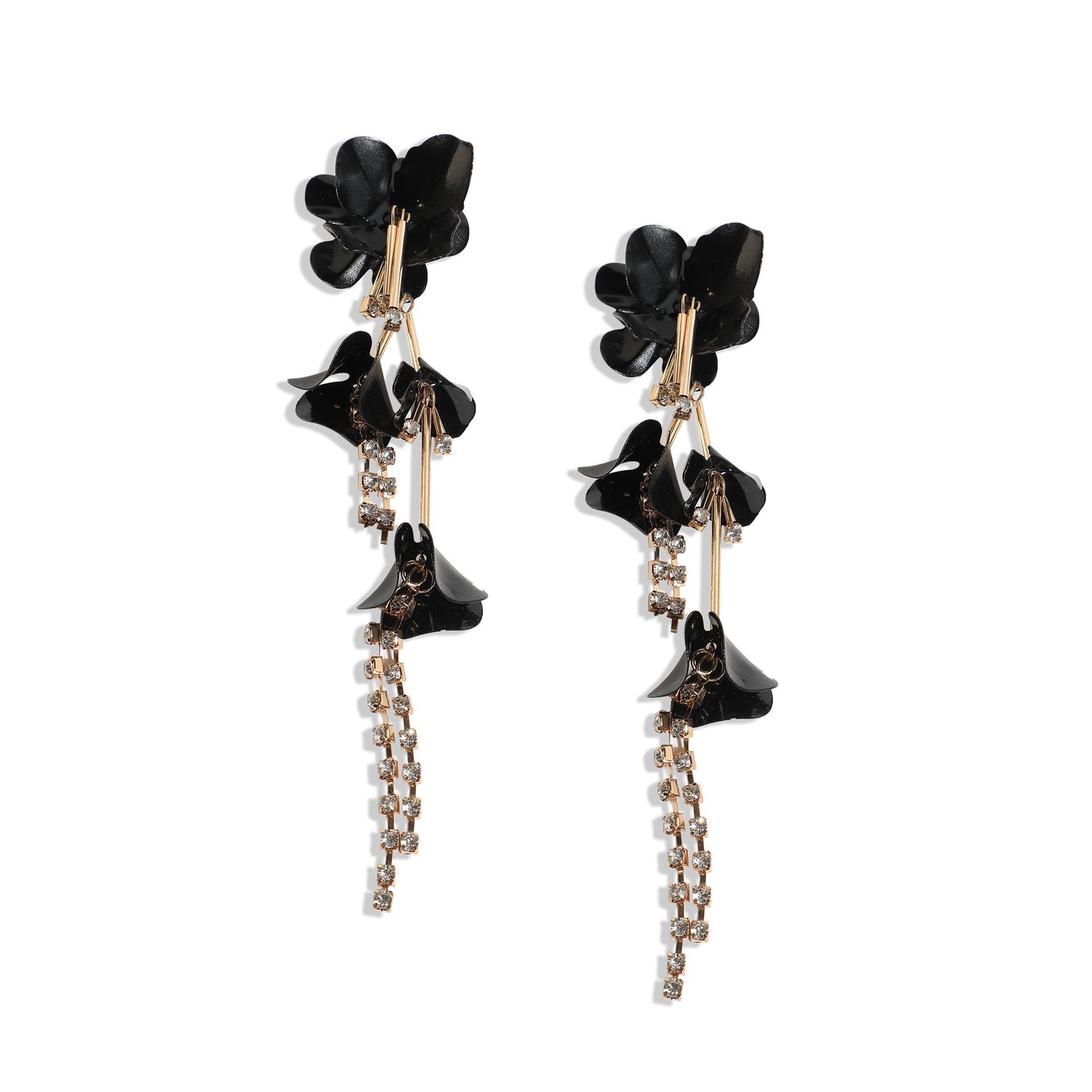 Gold-Plated Drop Earrings Earrings