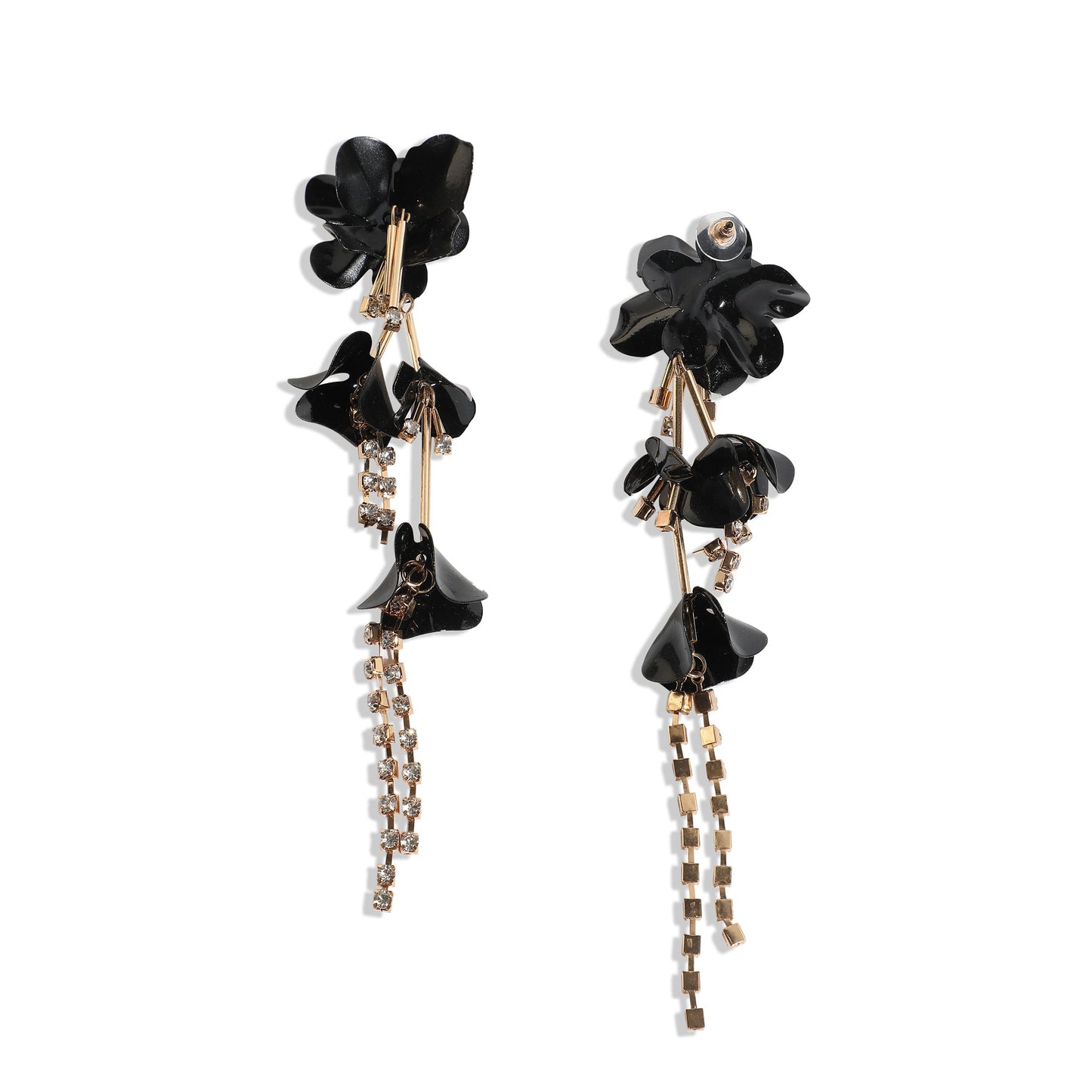 Gold-Plated Drop Earrings Earrings