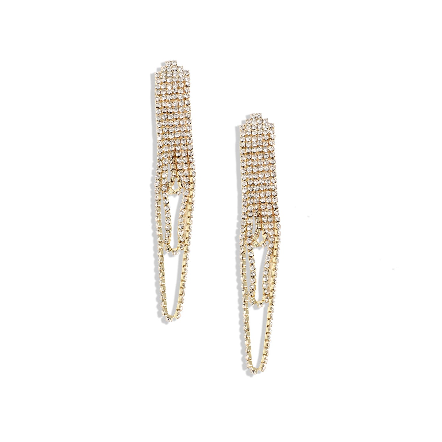Gold-Plated Drop Earrings Earrings