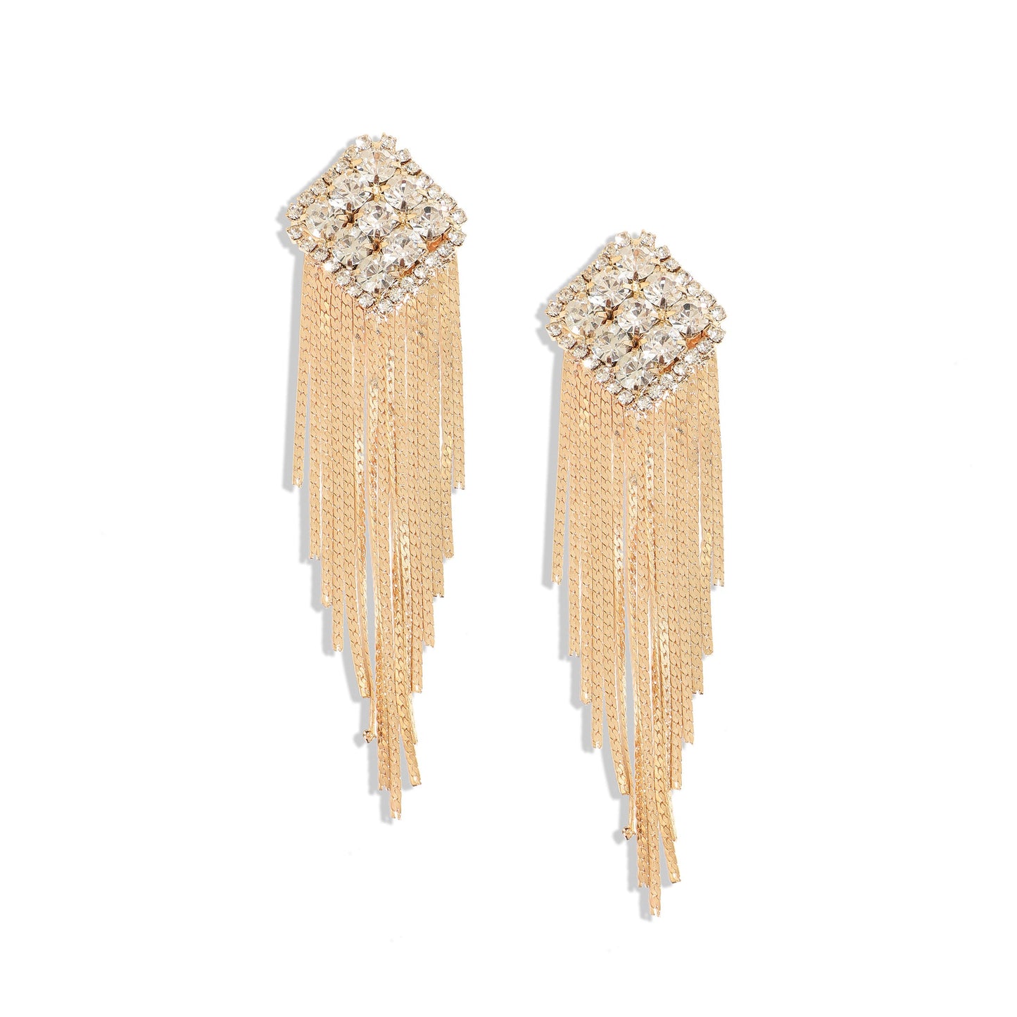 Gold-Plated Drop Earrings Earrings