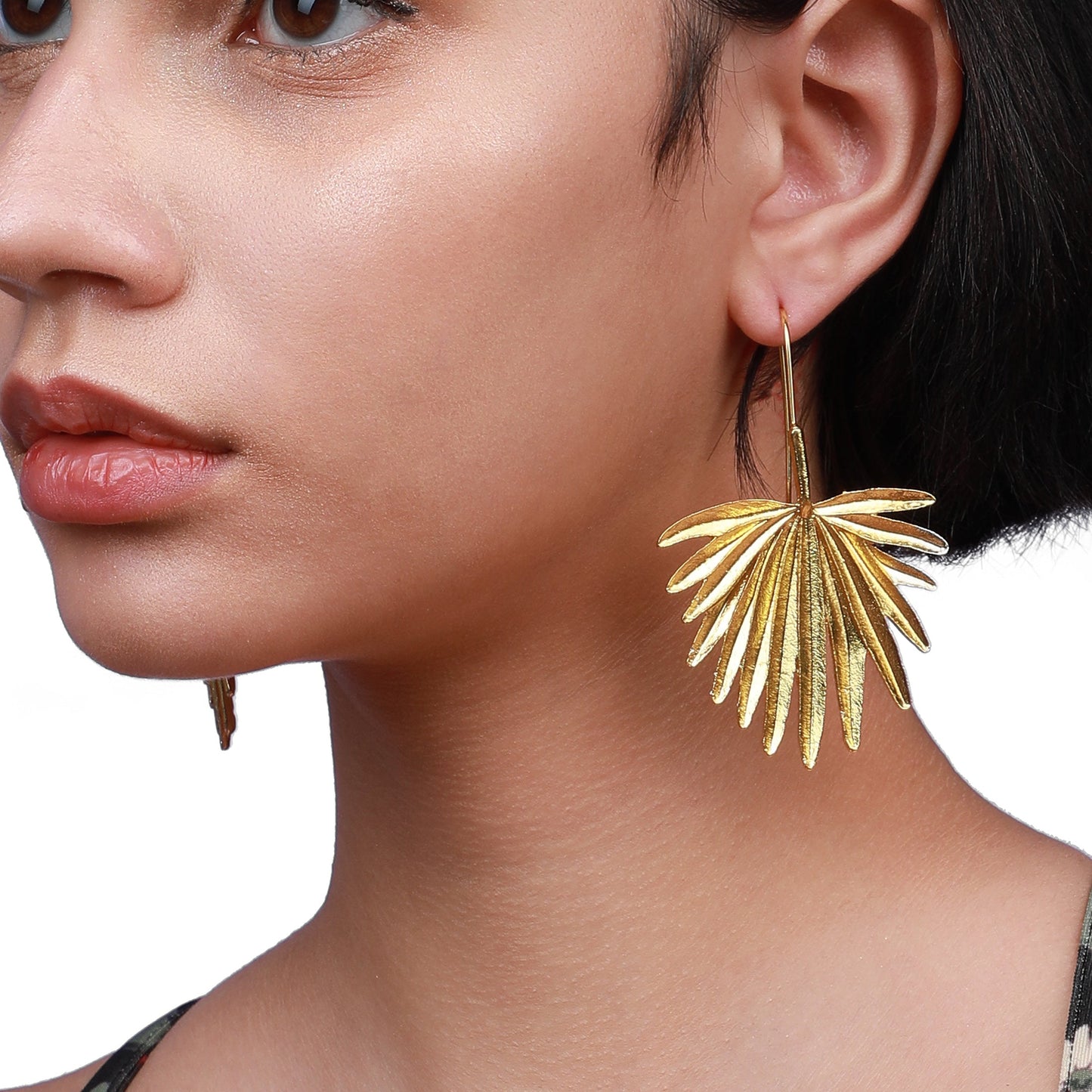 Gold-Plated Drop Earrings Earrings