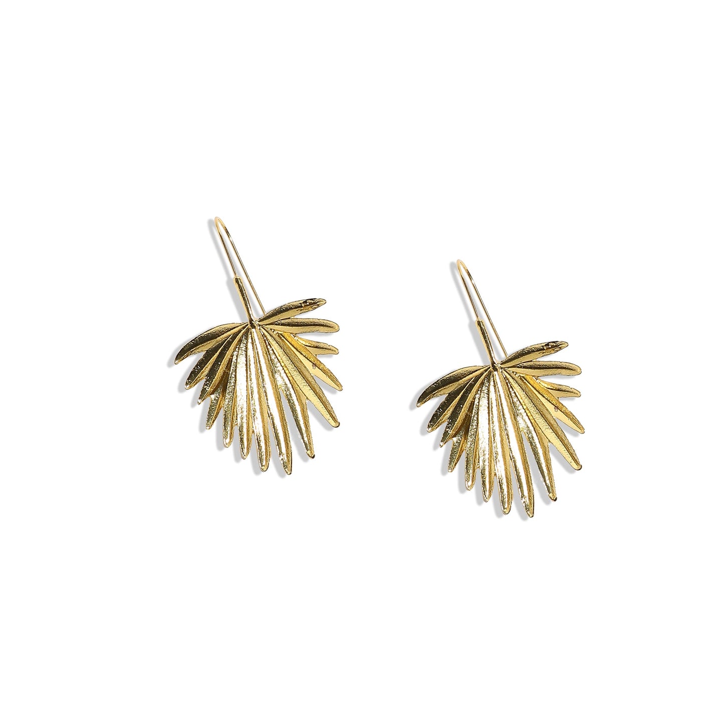 Gold-Plated Drop Earrings Earrings