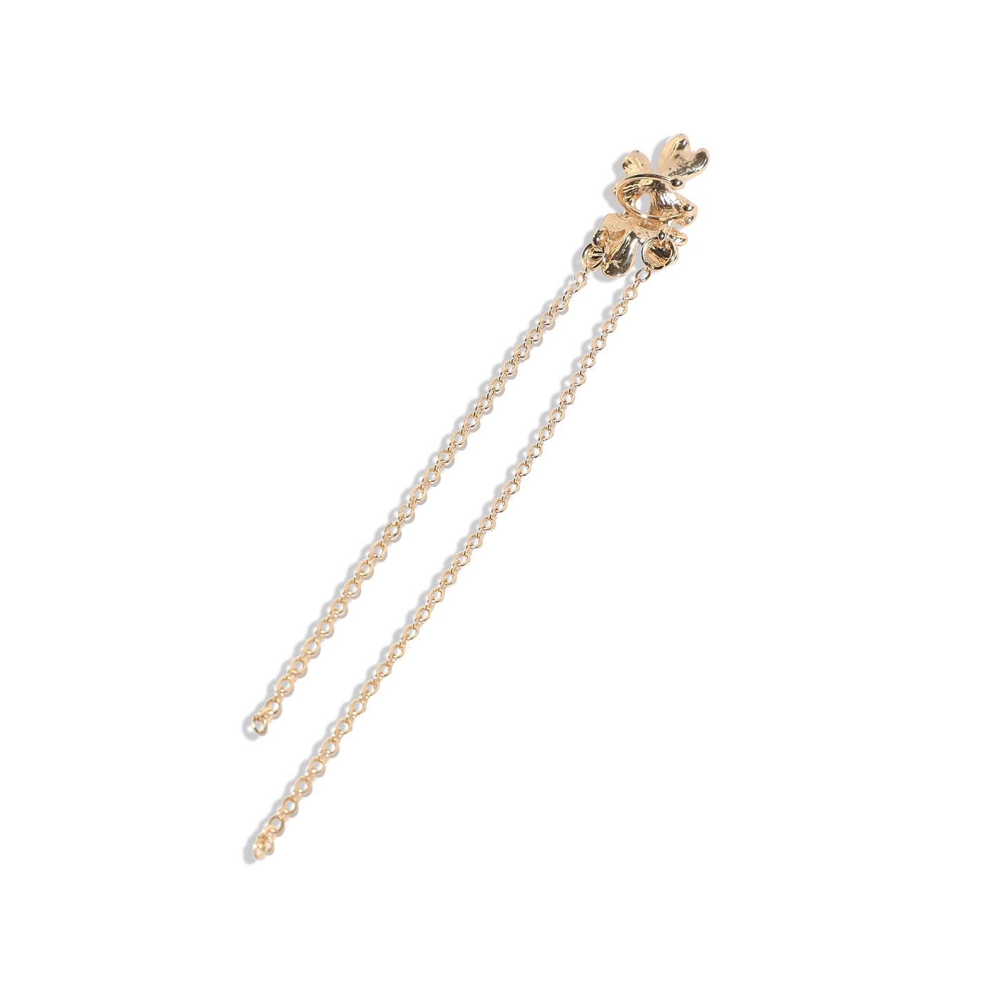 Gold-Plated Ear Cuff Earrings