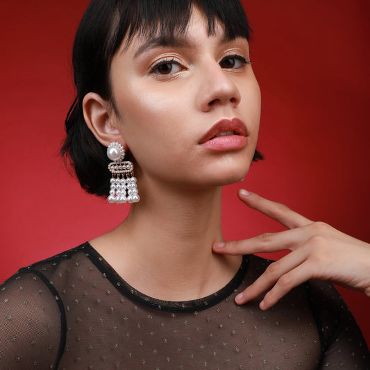 Gold-Plated Drop Earrings Earrings