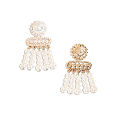 Gold-Plated Drop Earrings Earrings
