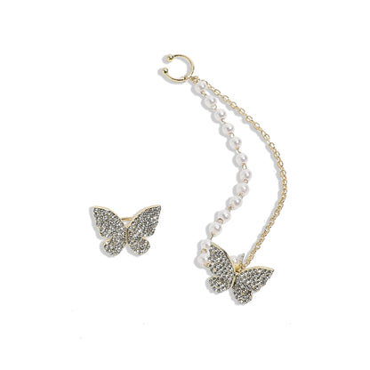 Rose Gold-Plated Ear Cuff Earrings