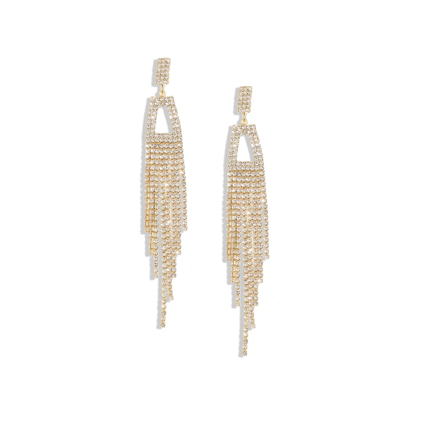 Gold-Plated Drop Earrings Earrings