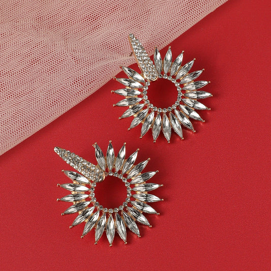 Silver-Plated Drop Earrings Earrings