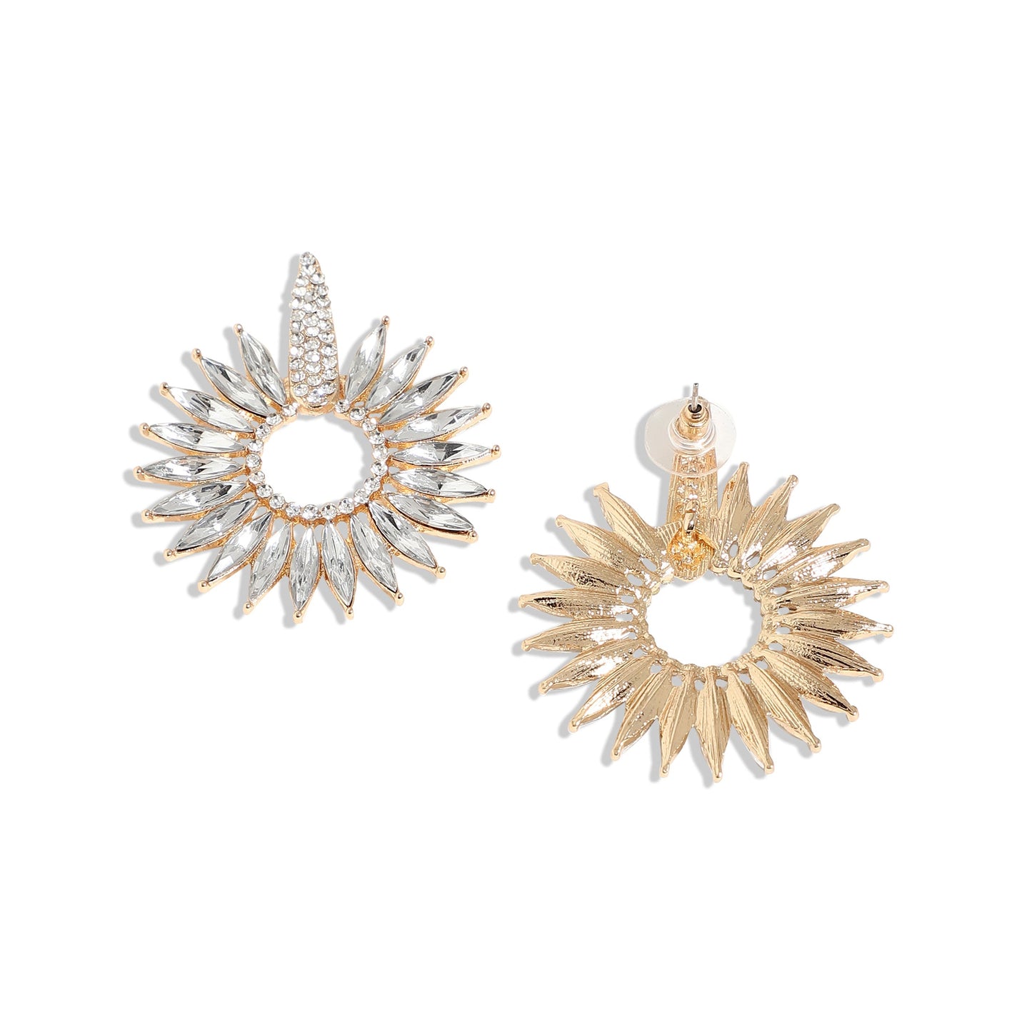 Silver-Plated Drop Earrings Earrings