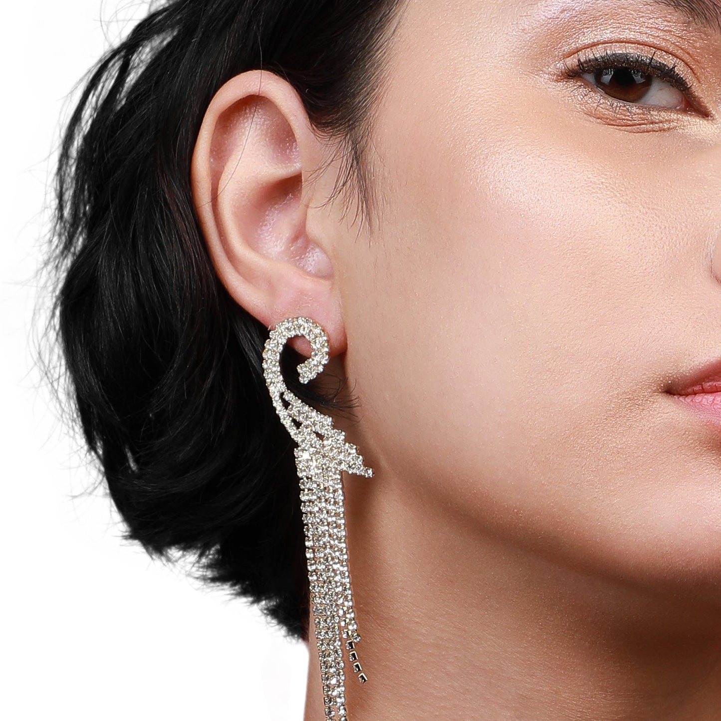 Gold-Plated Drop Earrings Earrings