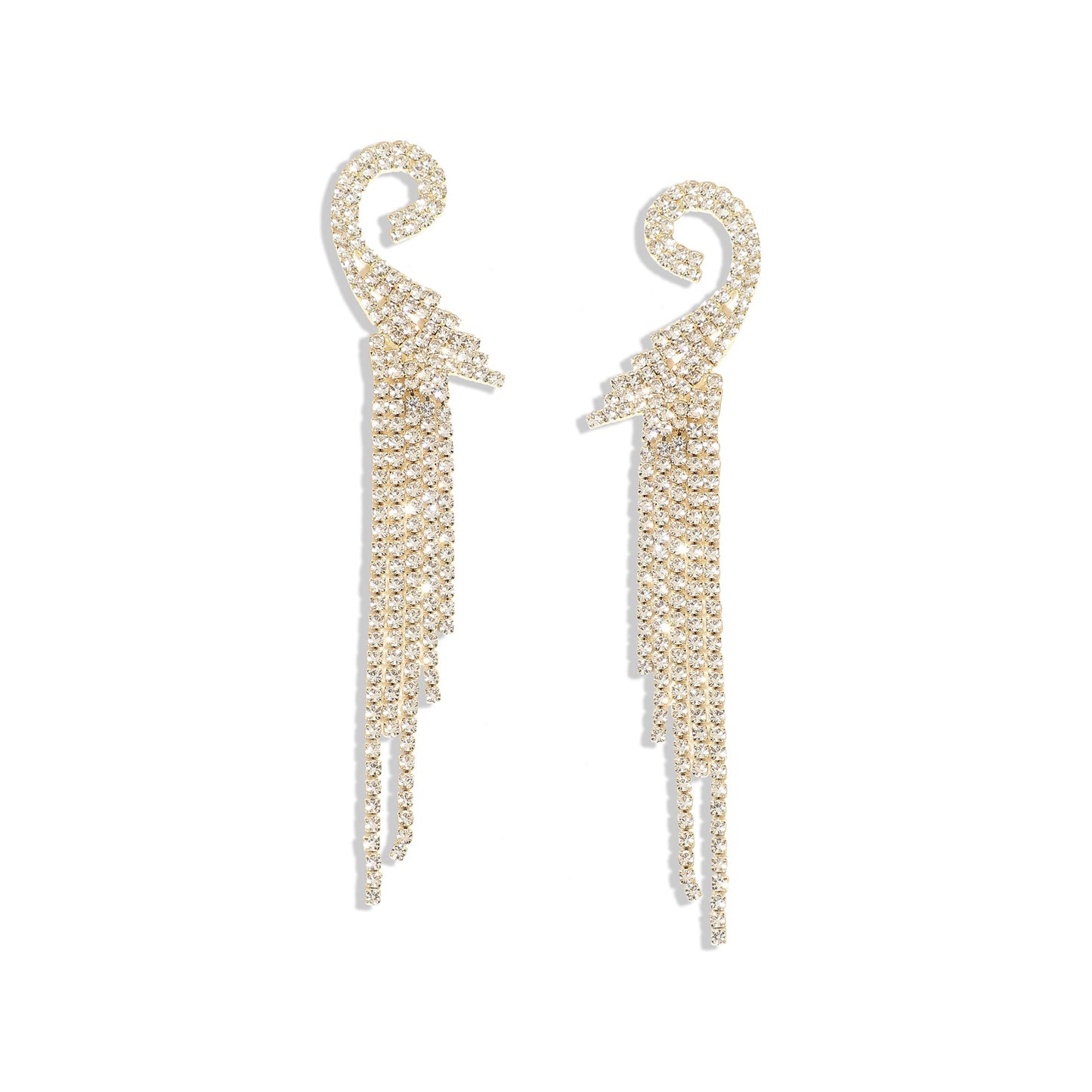 Gold-Plated Drop Earrings Earrings