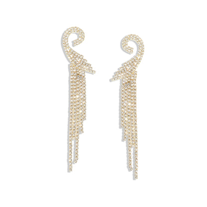 Gold-Plated Drop Earrings Earrings