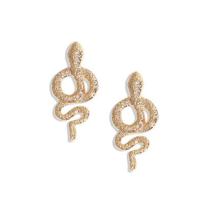 Gold-Plated Drop Earrings Earrings