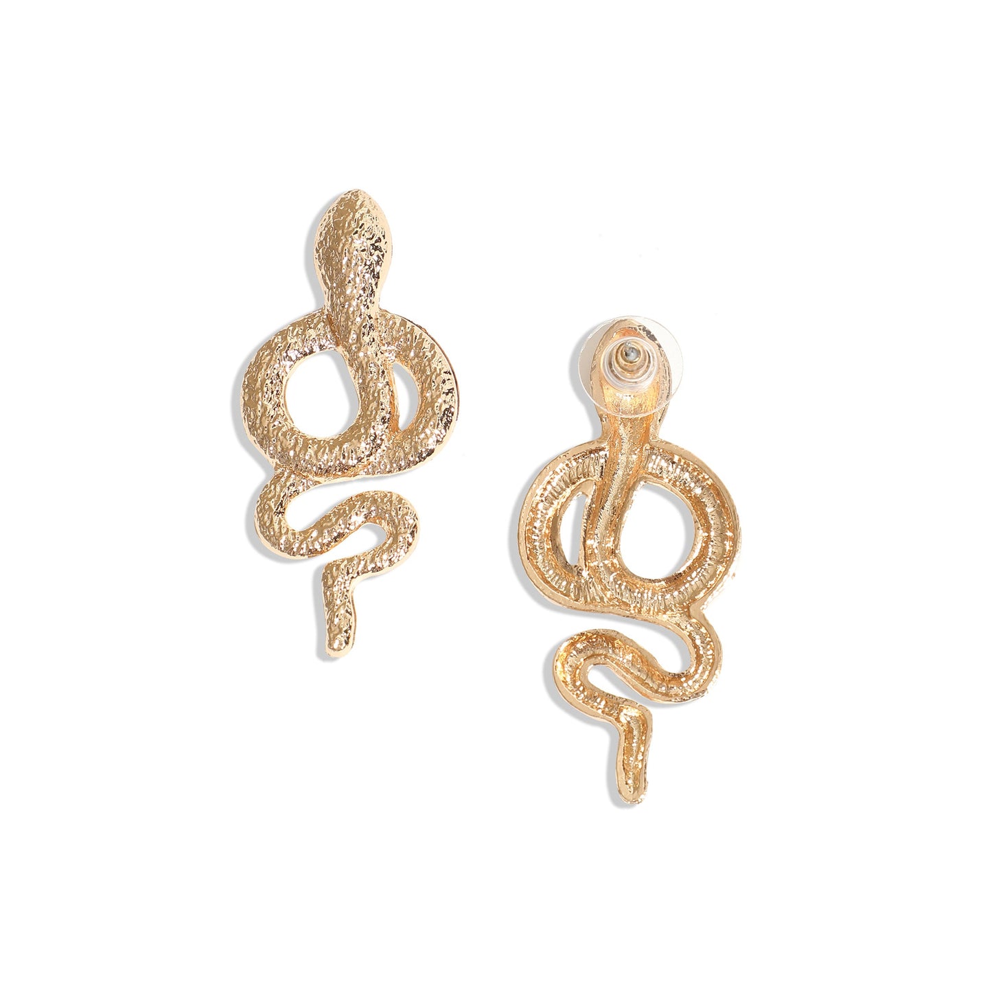 Gold-Plated Drop Earrings Earrings