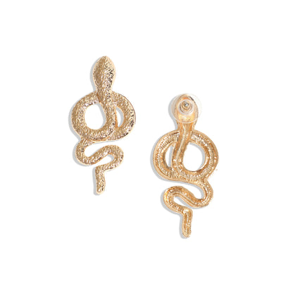 Gold-Plated Drop Earrings Earrings