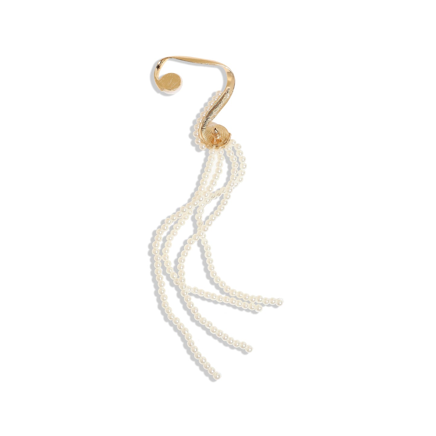 Gold-Plated Ear Cuff Earrings