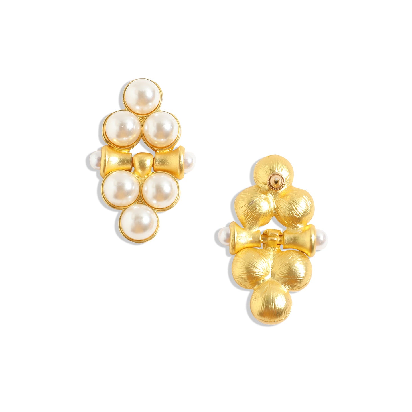 Gold-Plated Drop Earrings Earrings