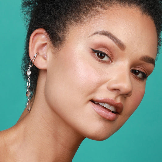 Silver-Plated Ear Cuff Earrings
