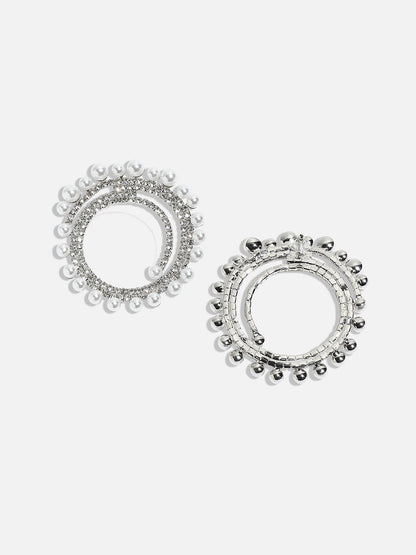Radiant Circles Hoop Earrings