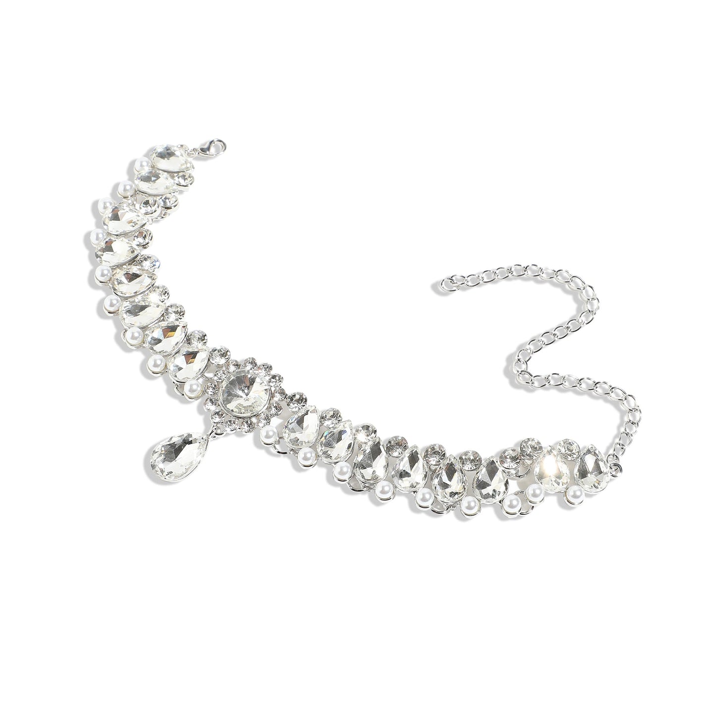 Silver-Plated Choker Necklace