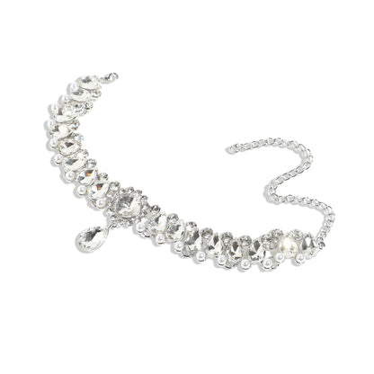 Silver-Plated Choker Necklace