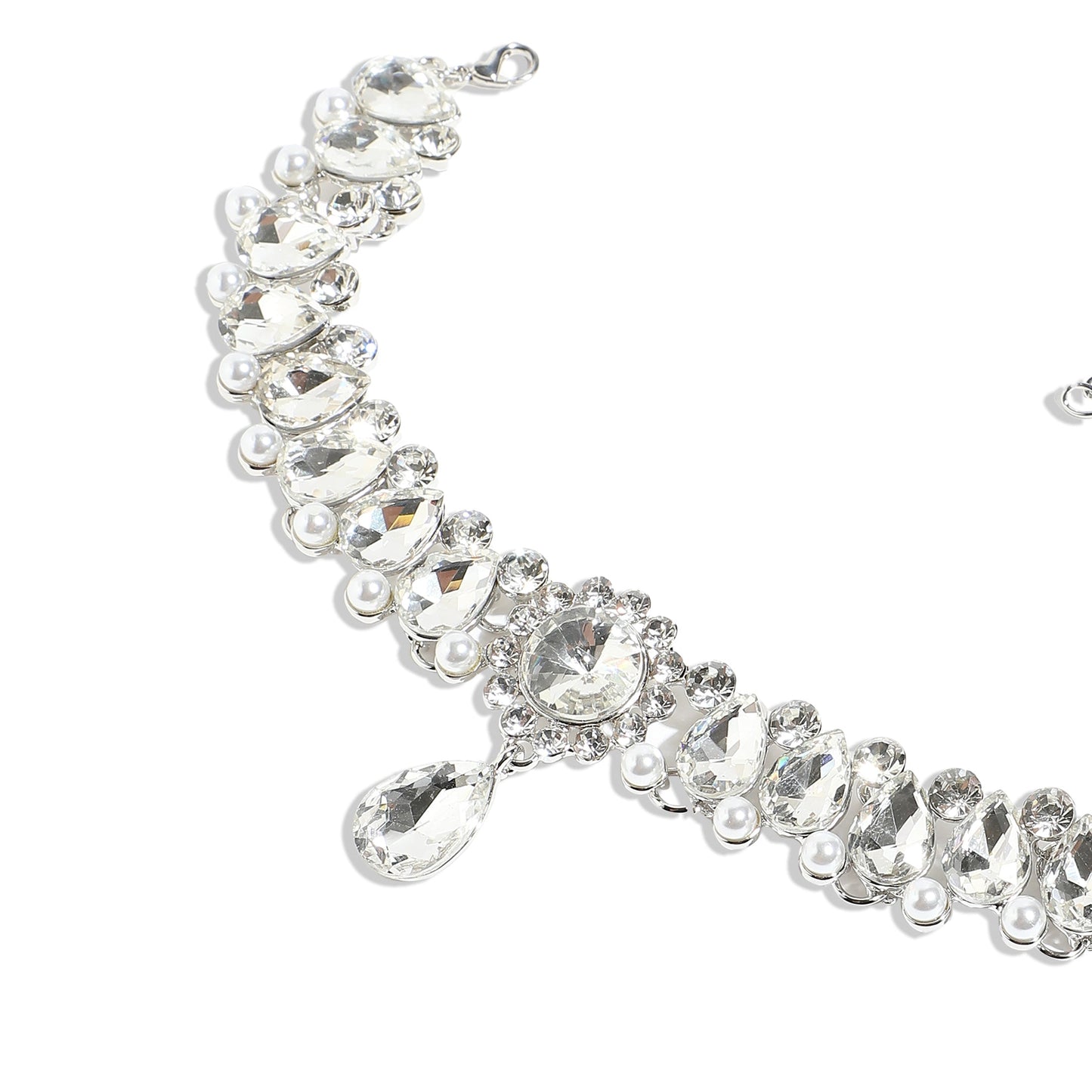 Silver-Plated Choker Necklace