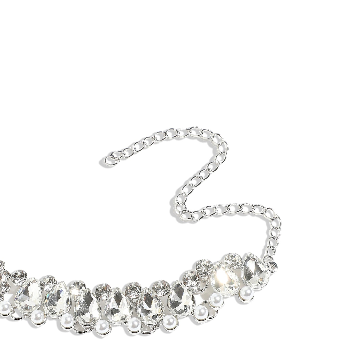 Silver-Plated Choker Necklace