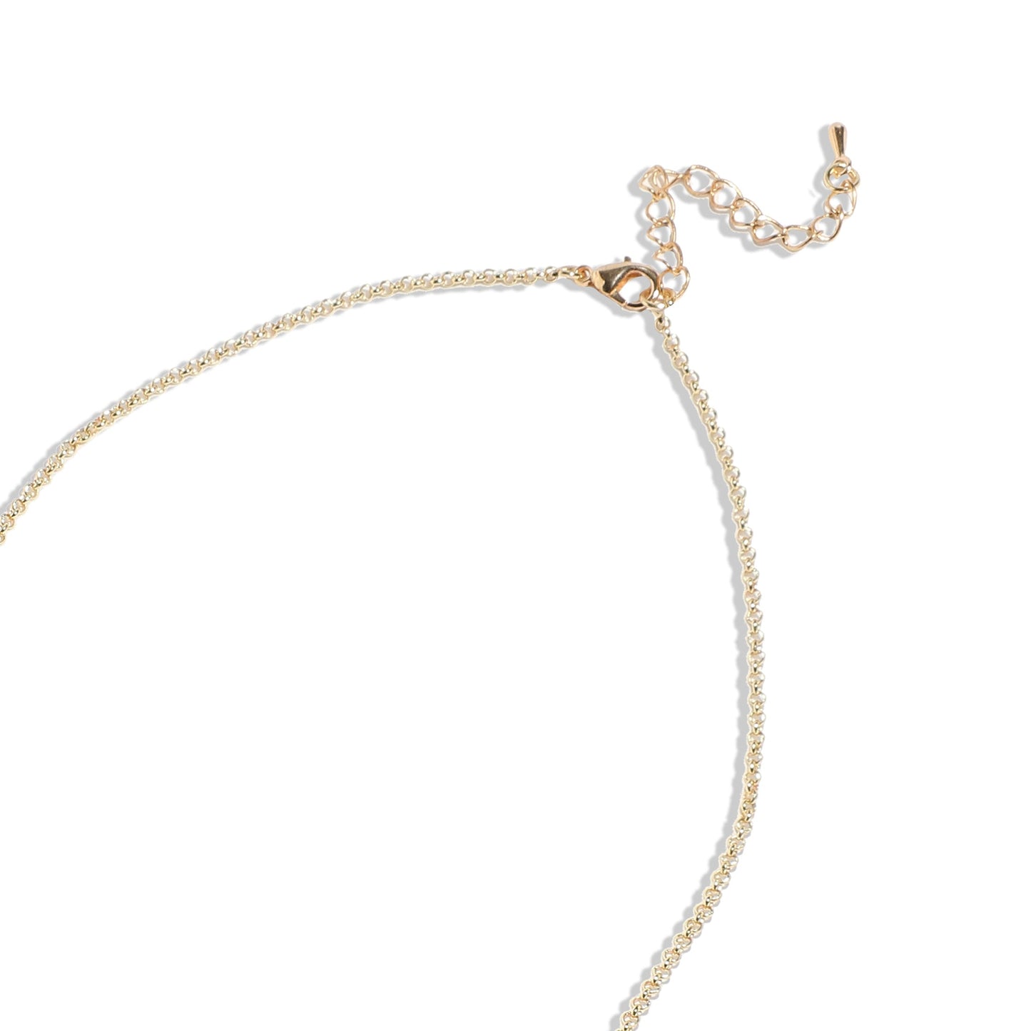 Gold-Plated Short Necklace Necklace