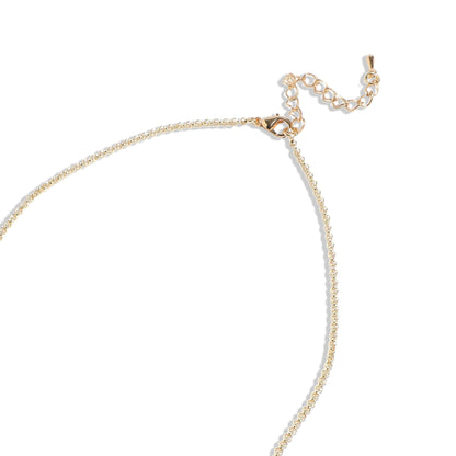 Gold-Plated Short Necklace Necklace