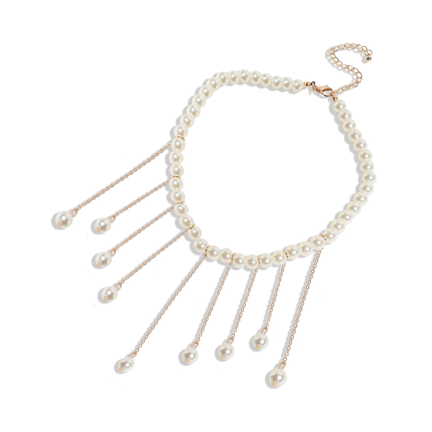 Gold-Plated Long Necklace Necklace