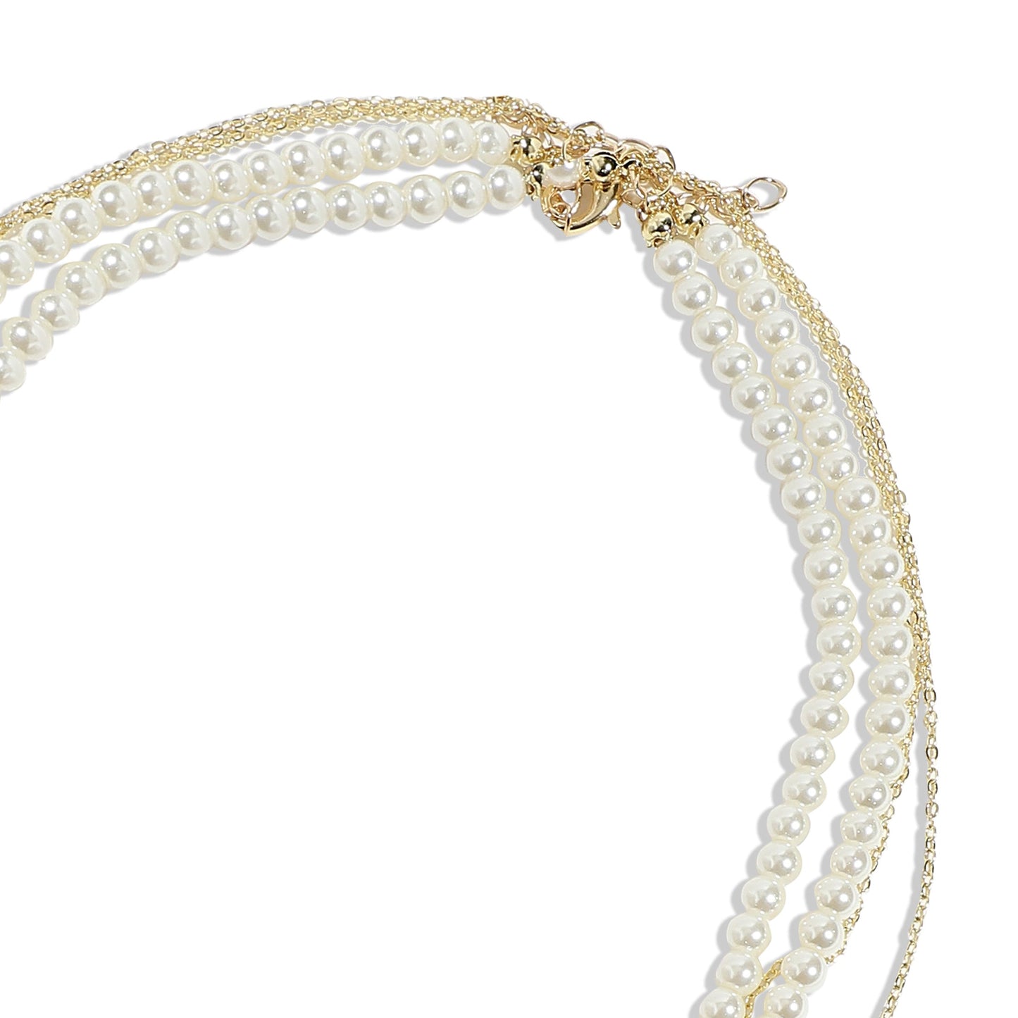 Gold-Plated Short Necklace Necklace