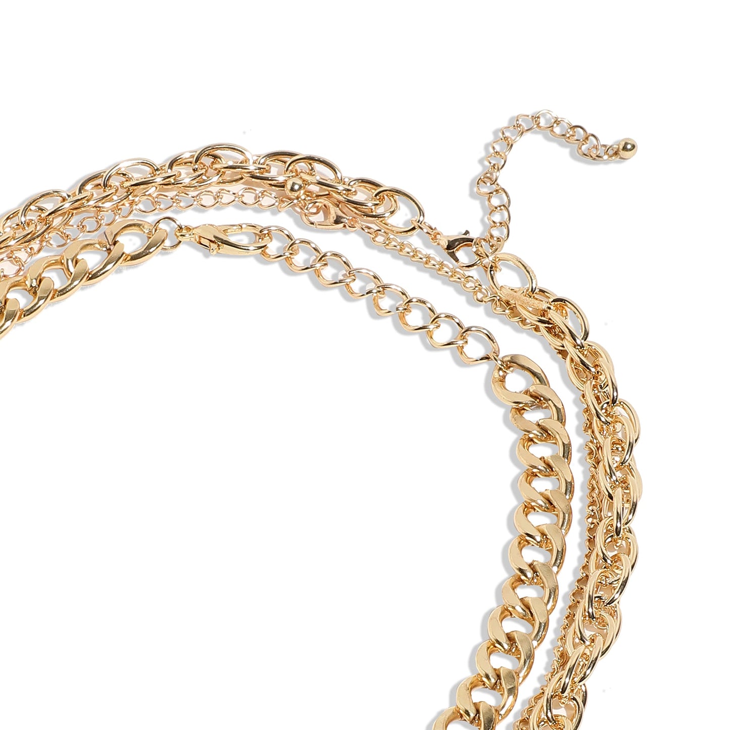 Gold-Plated Short Necklace Necklace