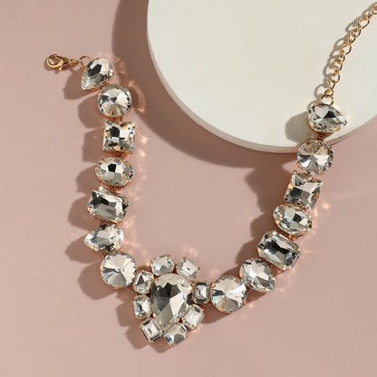 Gold-Plated Short Necklace Necklace