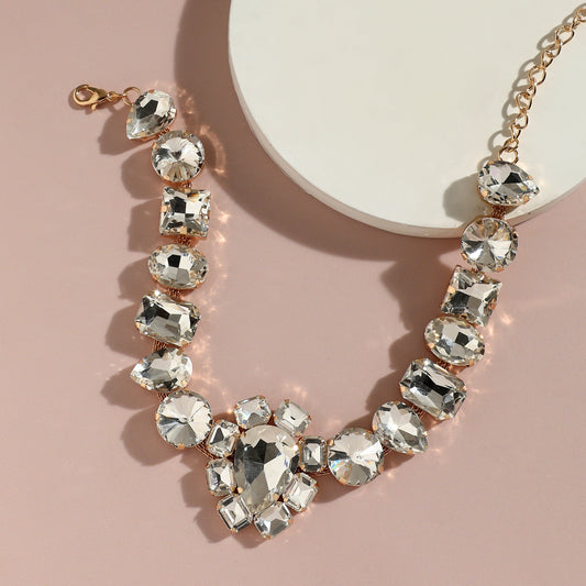 Gold-Plated Short Necklace Necklace