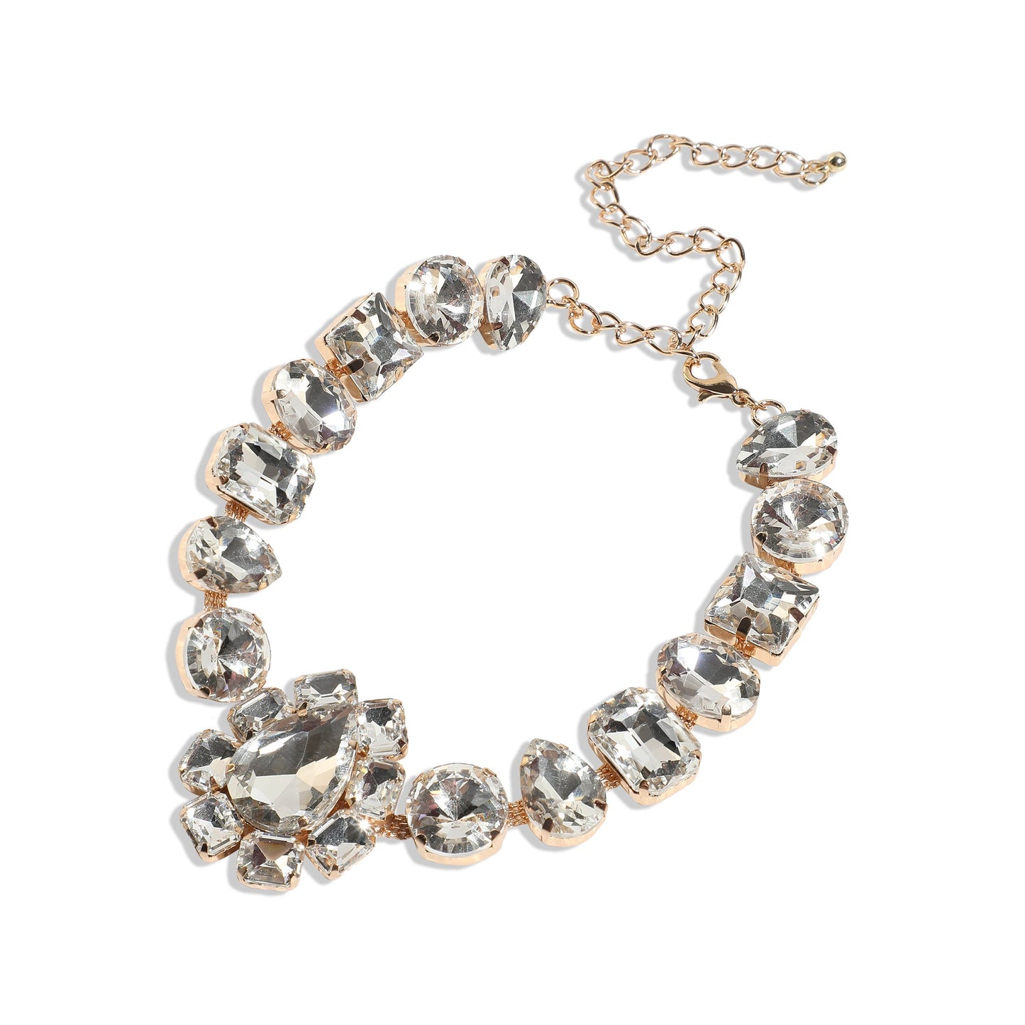 Gold-Plated Short Necklace Necklace