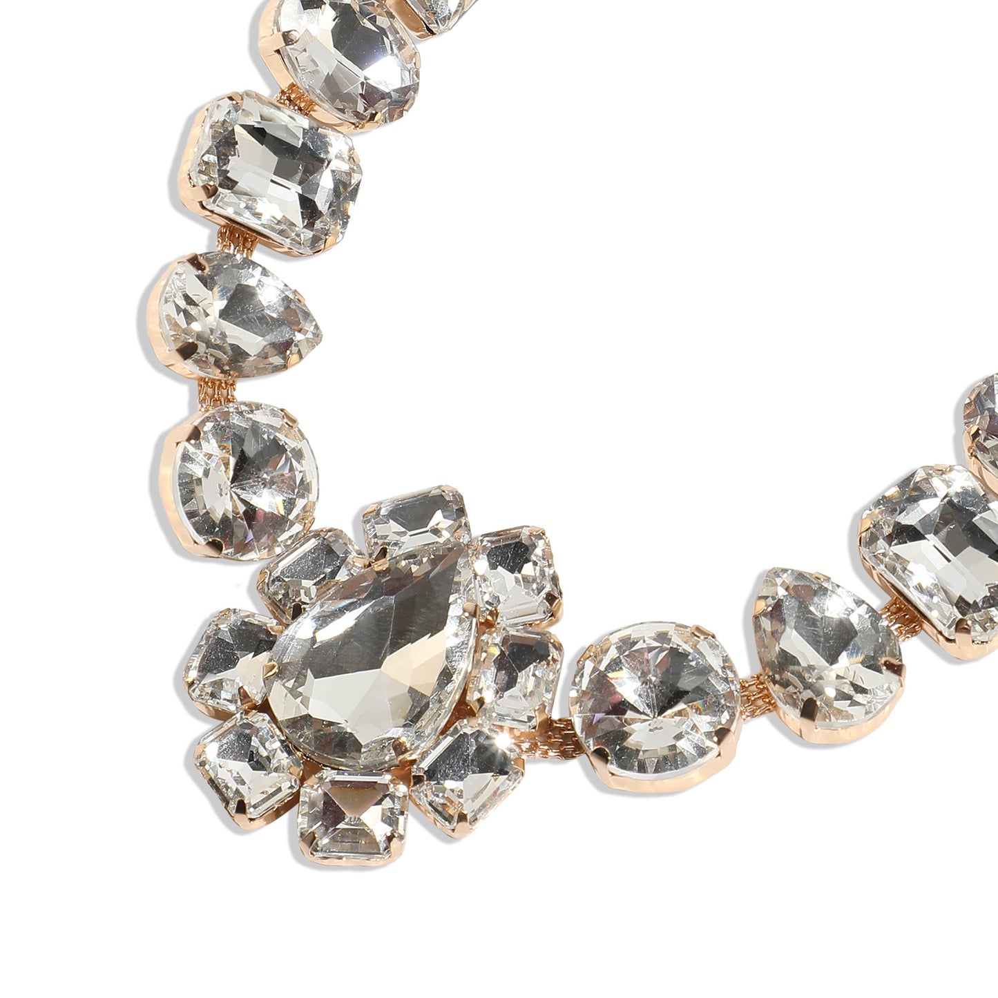 Gold-Plated Short Necklace Necklace
