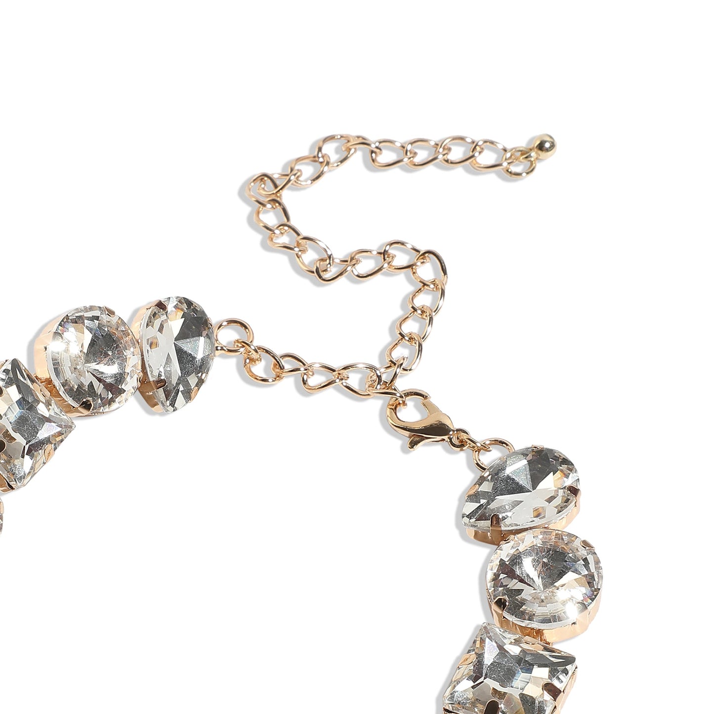 Gold-Plated Short Necklace Necklace