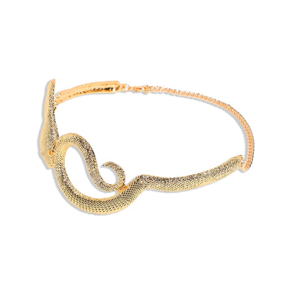 Gold-Plated Choker Necklace