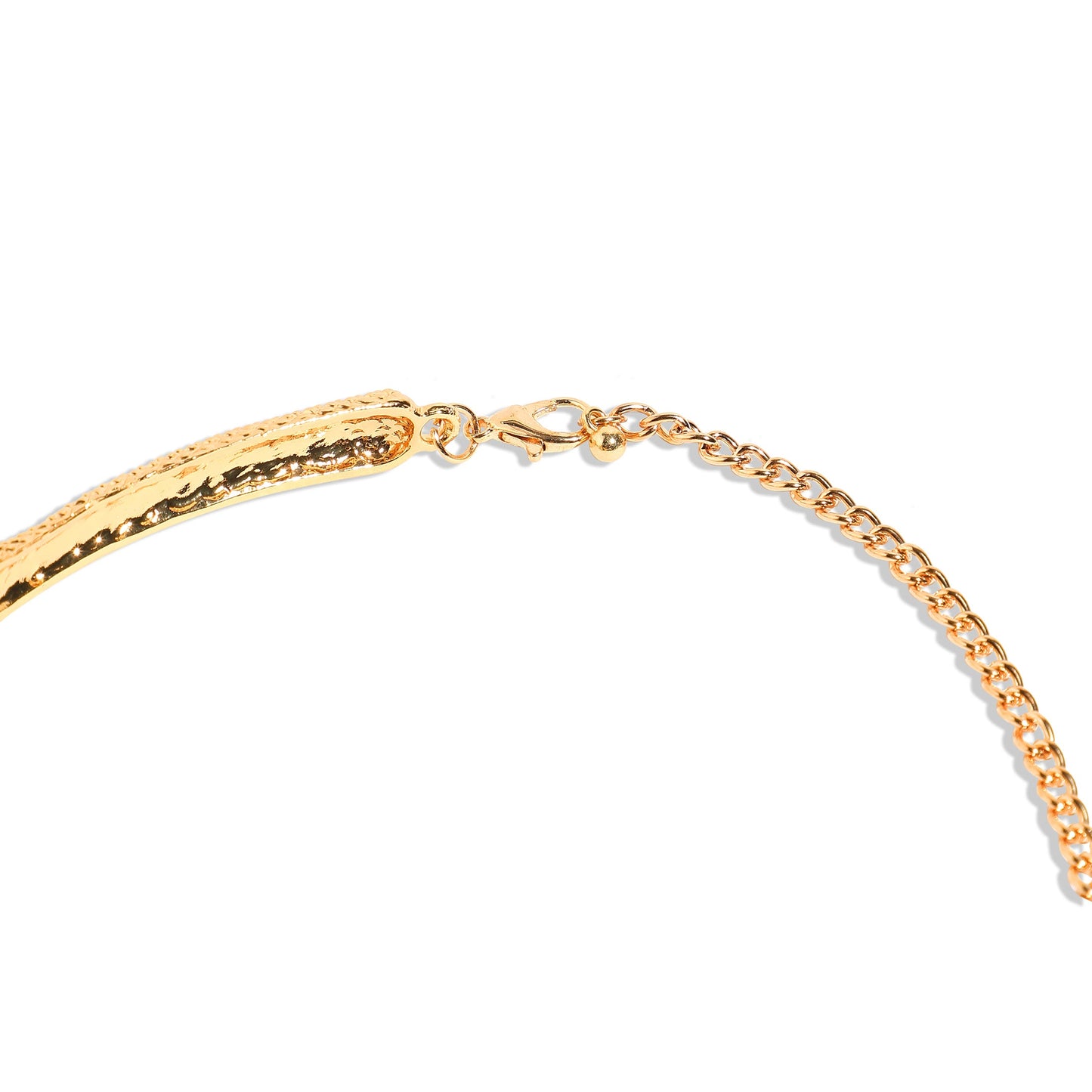 Gold-Plated Choker Necklace