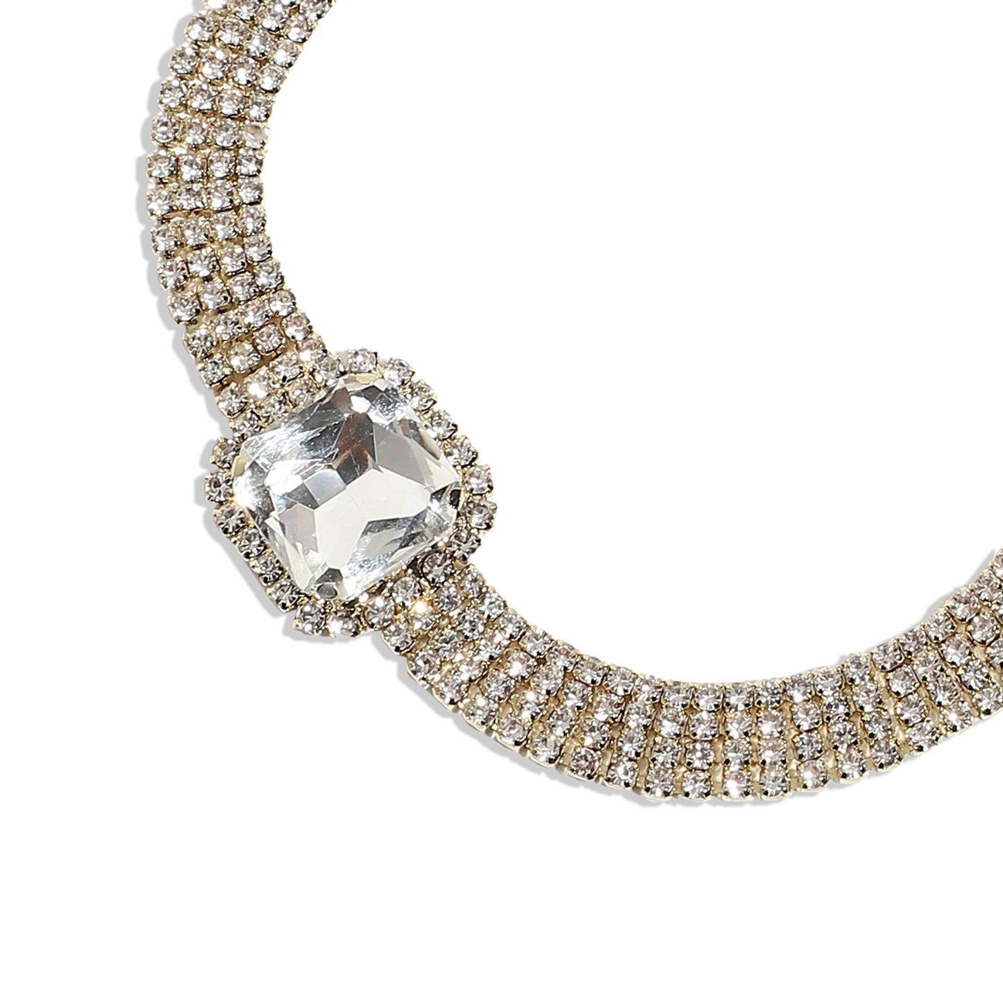 Silver-Plated Choker Necklace