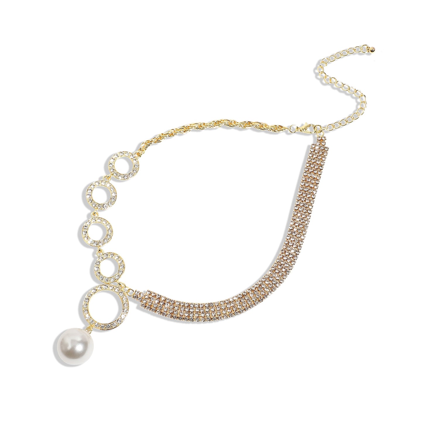 Gold-Plated Short Necklace Necklace